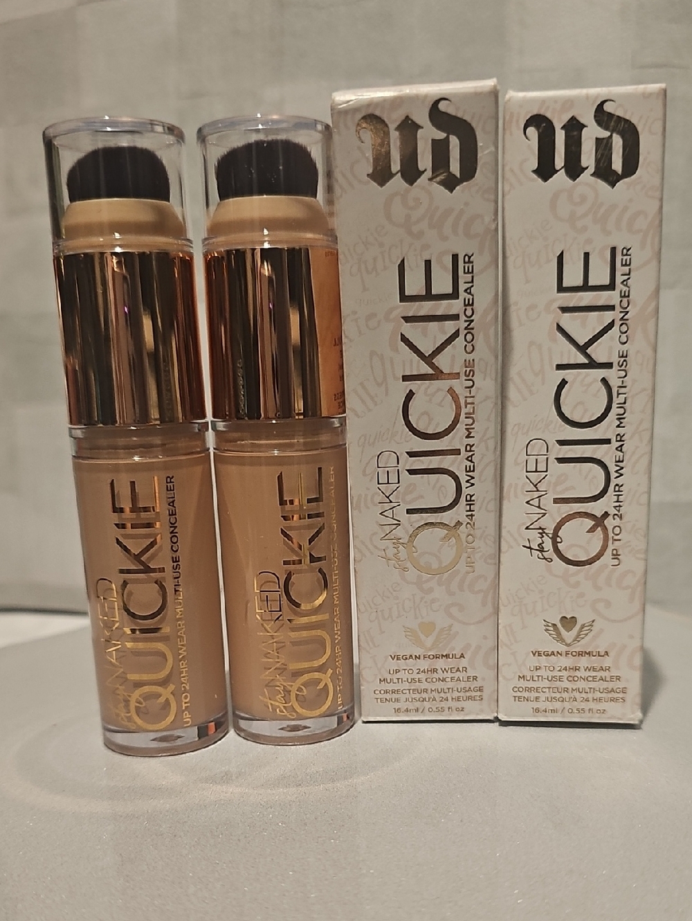 2x 40WO Urban Decay Quickie 24H Multi-Use Hydrating Full Coverage Concealer